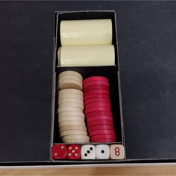 Vintage 1975 Backgammon Board Game Selchow & Righter Co COMPLETE - Picture 3 of 8